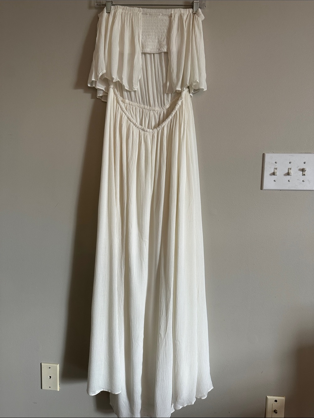 NWT Woven strapless maxi dress - Picture 12 of 12
